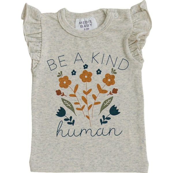 Be A Kind Human Ruffle Tee Supply