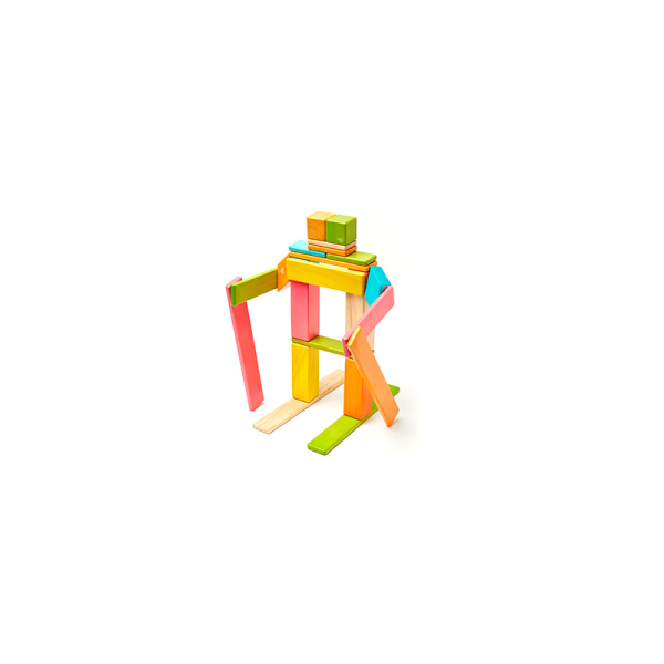 Tegu Classics 24-Piece Set Magnetic Wooden Blocks Hot on Sale - Image 3