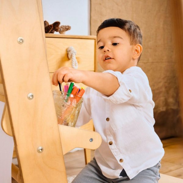 Indoor Playground for Toddlers - 7in1 Playground + Swings Set + Slide Board + Art Set Online now - Image 5