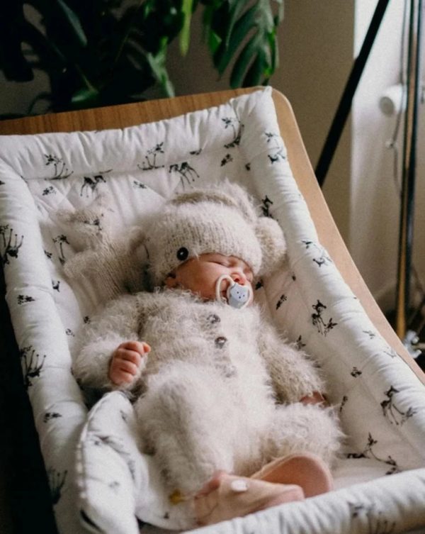 LEVO Beech Wood Baby Rocker Online now