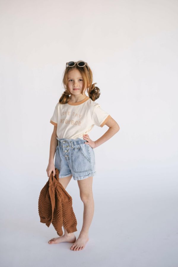 Love Thy Neighbor Kid’s Ringer T-Shirt Online Sale