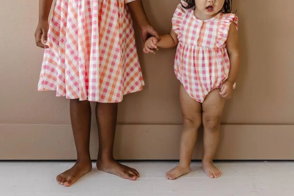 Betsy Romper in Bright Gingham Online - Image 5
