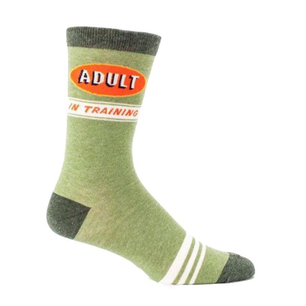 Adult In Training Socks Men’s Crew Sock For Sale - Image 2