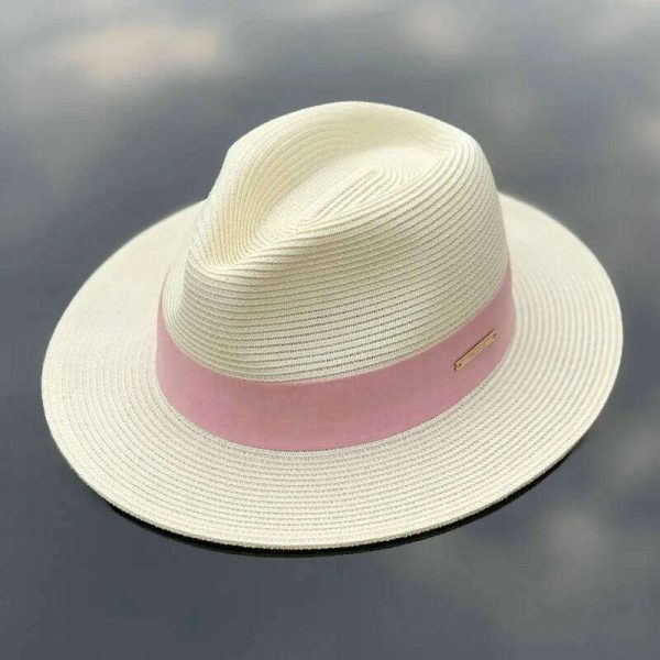 Panama Straw Hat Unisex Top Hat Fedora Hat Big Head Size Sunshade Adjustable Elegant Gentleman Versatile Style For Discount - Image 3